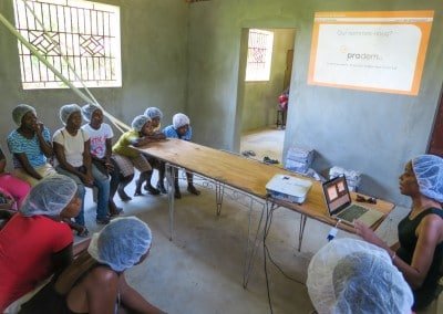 Moringa Leaf powder processing smalholder farmers women cooperative afasdah the growing dutchman sustainable agriculture reforestation Haiti