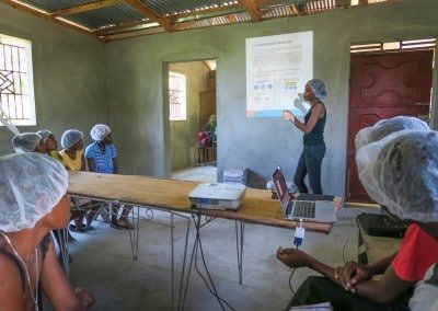 Moringa Leaf powder processing smalholder farmers women cooperative afasdah the growing dutchman sustainable agriculture reforestation Haiti