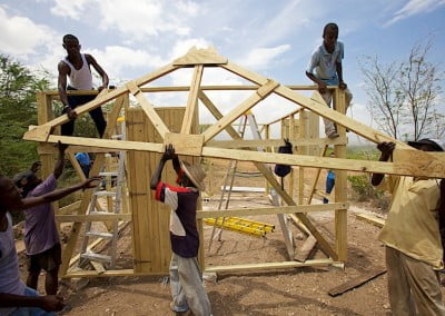 The growing Dutchman Chris Kaput Cordaid Haiti Post earthquake reconstruction Haiti owner driven reconstruction shelter program communication community development NGO Haiti Shelter construction