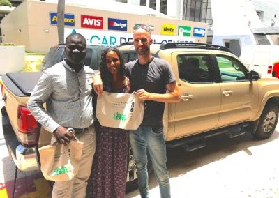 Growing Dutchman Puerto Rico Organic Cotton and Natural Fiber Project - Picked up at San Juan Airport by Yanna Muriel from Visit Rico